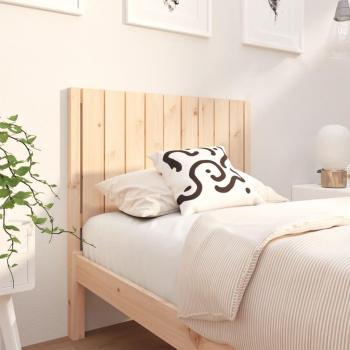 Cabecero de cama 95,5x4x100 cm madera maciza de pino