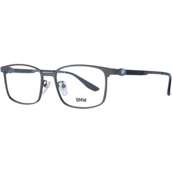 BMW BW5049-H Gunmetal Rectangle Eyeglasses for Men - Gray, One Size