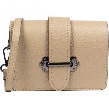 Bolso bandolera de piel auténtica Dollaro para mujer Camelia - Made in Italy