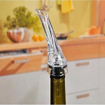 XJoel Aerador para vino Pourer Aerating Wine Pourer Crystal Tubo de decantador Premium Tubo de aireación Decanter