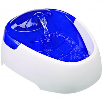 Trixie Duo Stream Automatic Water Dispenser, 1 Litre, White/Blue