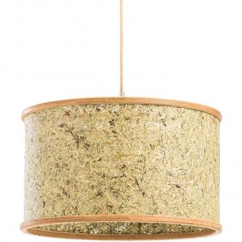 Lámpara de techo Pures Heu 2610, grande Almut von Wildheim; 27x45 cm (AtxØ); roble