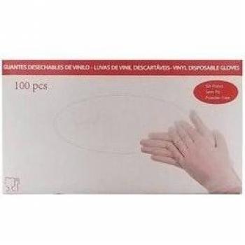 Guantes de Vinilo Talla S/P, 100 Uds