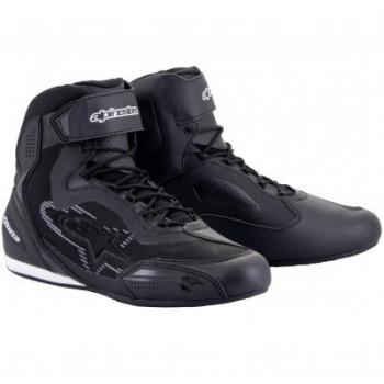 Alpinestars Faster-3 Rideknit Motorcycle Shoes Black/Grey 2024