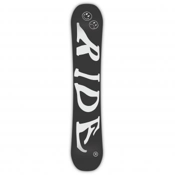 RIDE SNOWBOARDS Burnout 155cm Masculino Peralte Negro, Blanco Twin Tip Tabla Snowboard - Tablas de Snowboard