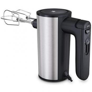 WMF KULT X - Batidora de Mano Amasadora, 400 W, 5 Velocidades, Función Turbo, Negro/Metálico