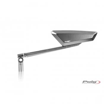 Retrovisor Hypernaked Puig Hi-Tech Aluminio Negro Unisex