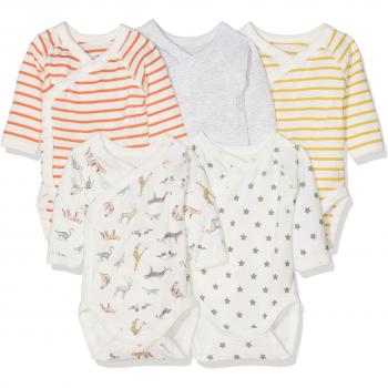 Petit Bateau Lot X5 BOD, Conjunto de Ropa Interior para Bebés,