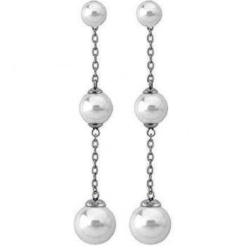 Majorica Pendientes Rosa 15991.01.2.000.010.1, Plata, Única
