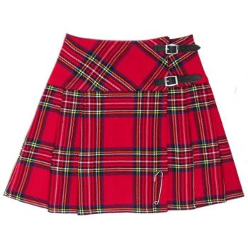 Tartanista - Kilt/minifalda escocesa con correas - 41,9