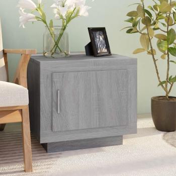 Mesa de centro Sonoma gris 51x50x45 cm madera multicapa