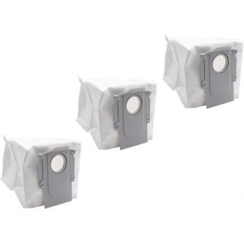 Bolsa de Polvo Roborock 8.02.0238 Compatible con Qrevo y S8 MaxV Ultra - Pack de 3 Unidades