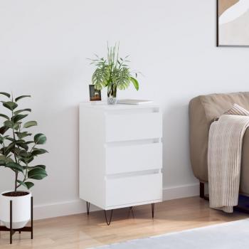 Aparador blanco de madera multicapa 40x35x70 cm