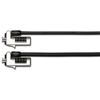 Candado Fino de Combinación Ultra Kensington para Laptop con Cable de Acero de 1,83 m y Ranuras Estándar