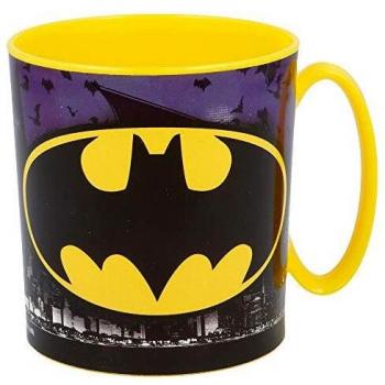 Taza Infantil De Plástico Para Microondas De 350 Ml |Batman Symbol