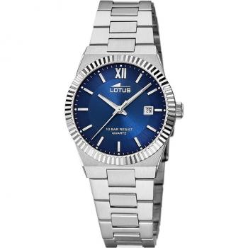 Reloj Lotus Freedom para Mujer 18838/3 con Esfera Azul y Correa de Acero Plateado