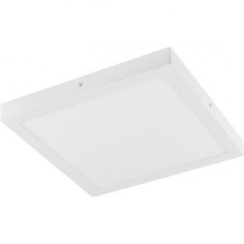 Lámpara de techo empotrada LED moderna Glissy Square blanca, 3000K, 3145lm