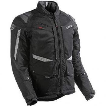 Chaqueta Textil Impermeable DANE Drakar para Motocicletas - Negro Talla 27