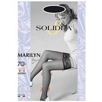 Medias Compresivas Solidea Marilyn 70den Talla 4L Color Arena Autorreguladoras 1 Par
