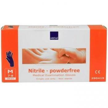 Guantes de Nitrilo Azul Abena Talla M (100 unidades)