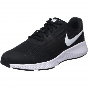 Nike Star Runner (GS), Zapatillas de Running para Niños, Negro (Black/White/Volt 001), 36 EU