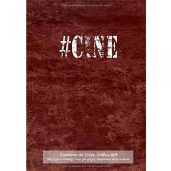 Cuaderno de Guión Gráfico 16:9 160 páginas con 4 fotogramas por página dispuesto: 17,78 x 25,4 cm Cuaderno con tapa en rojo grunge, cuatro fotogramas ... publicistas y técnicos de animación