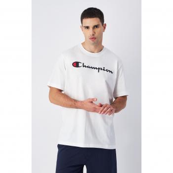 Camiseta de hombre Champion Classic blanca de manga corta (M)