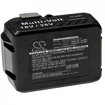 Batería Recargable Vhbw reemplaza HiKOKI BSL36A18, BSL36B18 para Herramientas Eléctricas (3000/1500 mAh, Li-Ion, 18/