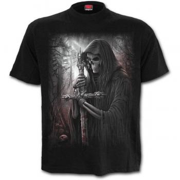 Spiral Gothic Soul Searcher T-Shirt for Men - Black - S to 4XL
