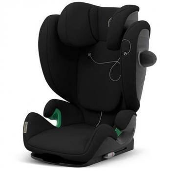 Cybex Solution G i-Fix High Back Booster Car Seat with Superior Safety Moon Black