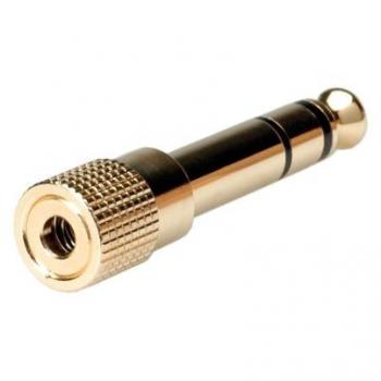 Adaptador estéreo ROLINE GOLD 3.5 mm Macho - 6.35 mm Hembra