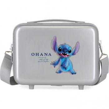 Disney Neceser Infantil ABS Stitch Gris