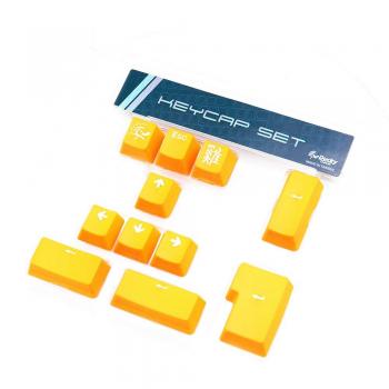 Juego de 11 Teclas Ducky PBT Doble Disparo - Naranja