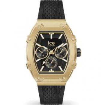 Reloj de Cuarzo ICE Boliday Golden Black para Mujer con Correa de Silicona - 022866 (Pequeño)