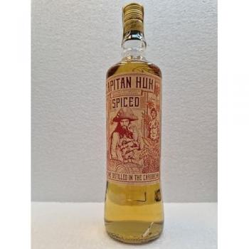 Ron Capitán Huk Spiced 1 Litro 37,5% - Caja de 6 Unidades