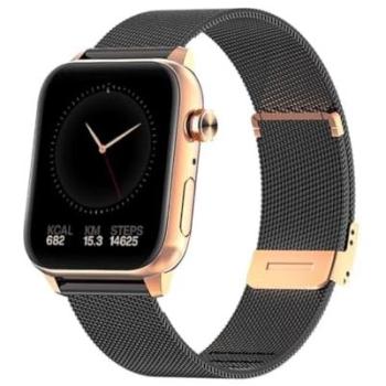 Reloj Inteligente Maxcom FW64 Oxygen 2 Dorado AMOLED con Pantalla Siempre Activa, Seguimiento Deportivo y Carga Rápida