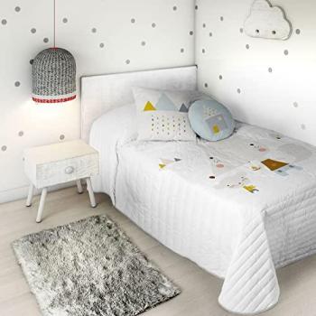 Colcha Bouti Reversible Infantil Barquito Chiquito 100% Algodón Cama 90 Fabricado en España