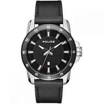 Police Mens Analogue Classic Quartz Watch with Leather Strap PL.15526JSTB/02