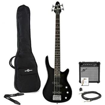 Bajo Harlem 4 con Amplificador de 15W Negro