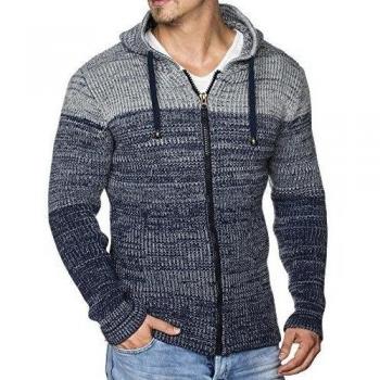 tazzio con Melange - Chaqueta de punto patrón 16485 azul real M