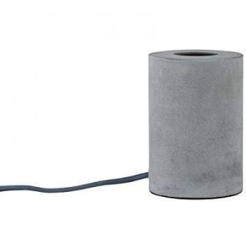 Lámpara de mesa Paulmann Neordic Mik redonda max. 1x20W E27 Gris Hormigón 230V