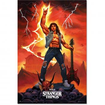 Póster Erik Editores Stranger Things Temporada 4 Eddie