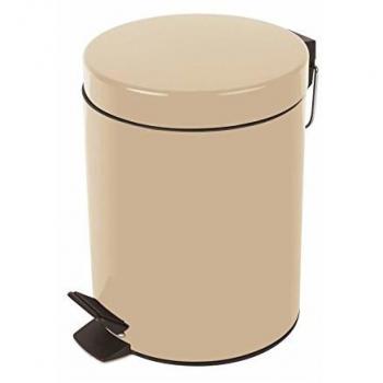 Cubo de Pedal Spirella Sydney Beige 5L con Interior Extraíble