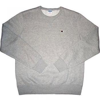 Champion Crew - Sudadera, cuello redondo, deportivo comodidad, Atemporal Look, ideal para todos los PCs y actividades en exteriores, suave, luz cálida y suave material para perfecto sensación de BIENESTAR, 53% algodón 47% poliéster, gris, tamaño XX