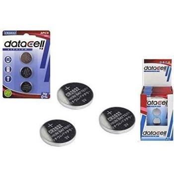 BigBuy Tech Pilas de Botón de Litio Datacell CR2032 3 V