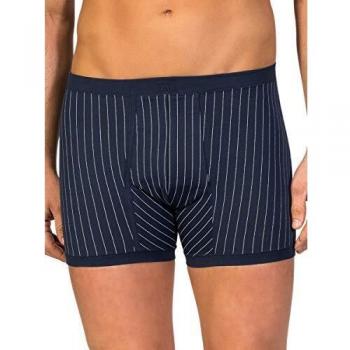 Calzoncillos/Bóxer Abierto - Modelo Helios Diplomático - ZD - Algodón Egipcio - Color Azul -Talla M