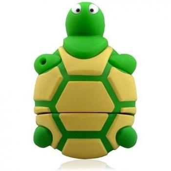 NR30900040008 Hi-SPEED MEMORIA USB PENDRIVE 8GB FLASH FIGURA TORTUGA VERDE DIVERTIDA
