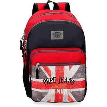 Pepe Jeans Calvin Mochila Doble Compartimento Adaptable a Carro Multicolor 31x46x16 cms Poliéster 21.39L