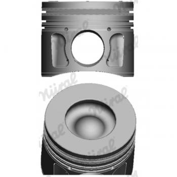 Pistón NÜRAL 87-427707-30 con características de alta calidad, diseñado para motores de alto rendimiento, fabricado en aleación de aluminio, tratamiento térmico para mayor resistencia, diámetro específico y diseño optimizado para una mejor