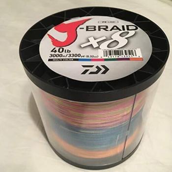 Daiwa - Jbraid 8 Braid 1500, Color Multicolor, Talla 0.280 mm
